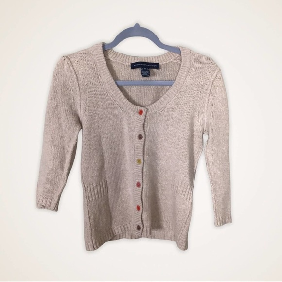 French Connection Women’s Stone Cardigan Sz. Med - Picture 1 of 6